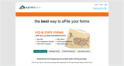 Desktop Screenshot of efile.aatrix.com